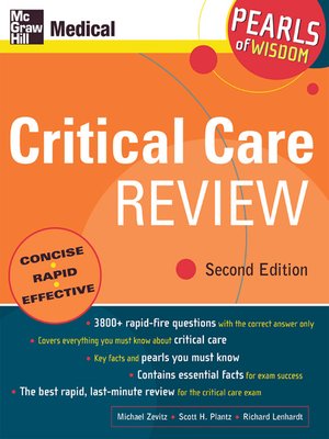 cover image of Critical Care Review